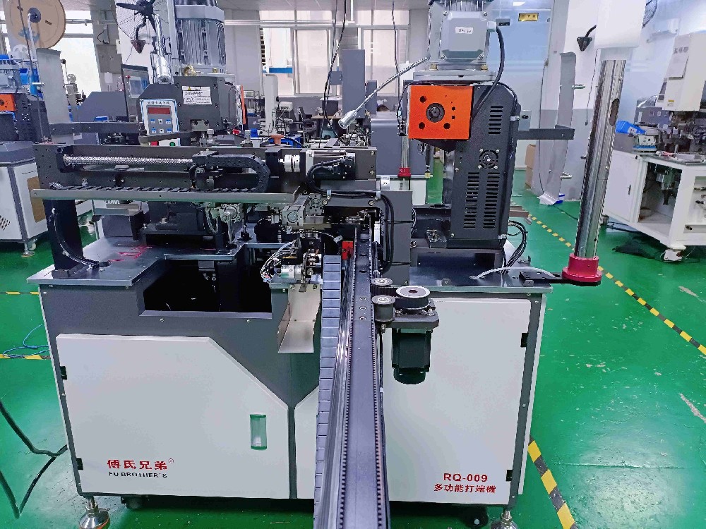 全自動并線打端子機，排線打端機，護套線靜音端子機
